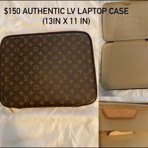 Authentic LV Laptop Case